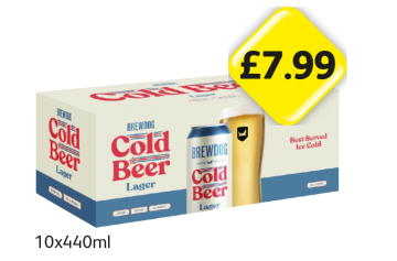 Brewdog Cold Beer Lager - Now Only £7.99 at Londis