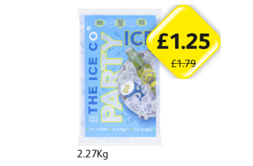 The Ice Co Party Ice - Now Only £1.25 at Londis
