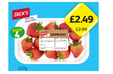 Jack's Strawberries - Now Only £2.49 at Londis