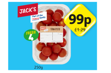 Jack's Tomatoes - Now Only 99p at Londis