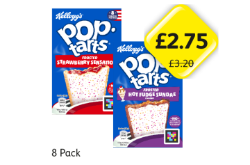 Pop Tarts Strawberry Sensations, Hot Fudge Sundae - Now Only £2.75 each at Londis