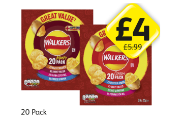 Walkers Variety Meaty, Classic - Now Only £4 each at Londis