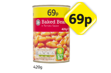 Baked Beans - Now Only 69p at Londis