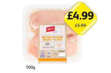 Jack's British Chicken Breast Fillets - Now Only £4.99 at Londis