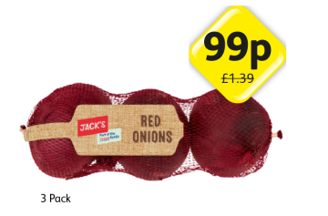 Jack's Red Onions - Now Only 99p at Londis