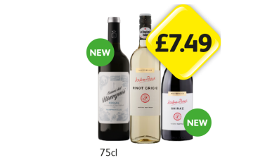 Lemas del Marques Rioja, Andrew Peace Pinot Grigio, Shiraz - Now Only £7.49 at Londis