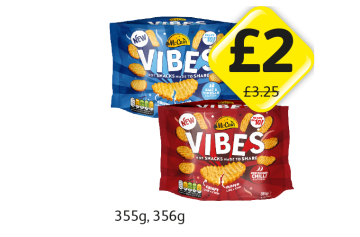 McCain Vibes Salt & Vinegar, Chilli - Now Only £2 at Londis