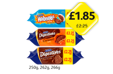 McVities Hobnobs, Caramel, Milk Chocolate - Now Only £1.85 at Londis