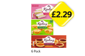 Mr Kipling Angel Slices, Bramley Apples, Jam Tarts - Now Only £2.29 at Londis