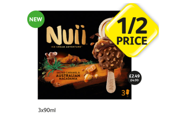 Nuii Ice Cream - Now Only Half Price  at Londis