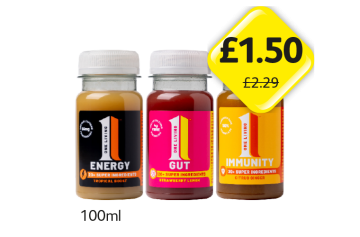 One Living Energy, Gut, Immunity - Now Only £1.50 at Londis