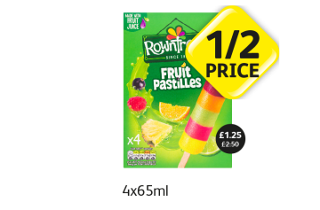Rowntree's Fruit Pastille Lollies - Now Only Half Price £1.25 at Londis