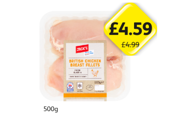 Jack's British Chicken Breast Fillets - Now Only £4.59 at Londis