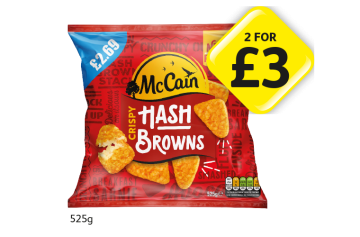 McCain Hash Browns - Now 2 for £3 at Londis