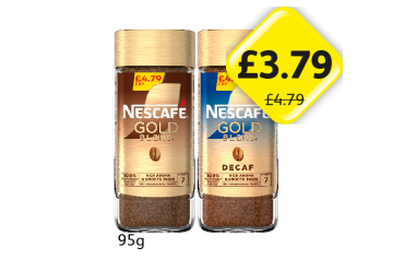 Nescafe Gold Blend, Decaf - Now Only £3.79 at Londis