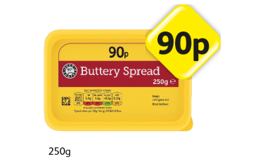 Buttery Spread - Now Only 90p at Londis
