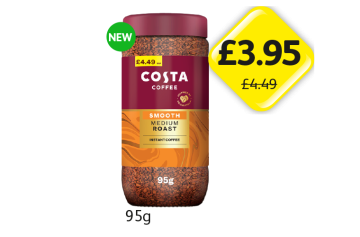 Costa Smooth Medium Roast - Now Only £3.95 at Londis