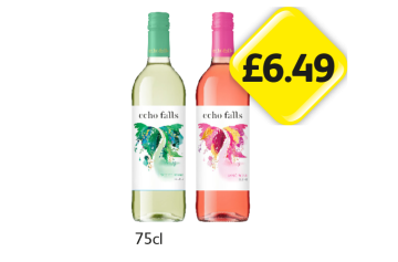 Echo Falls White, Rosé - Now Only £6.49 at Londis