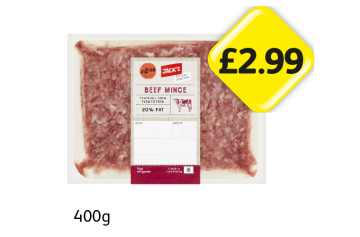 Jack's Beef Mince - Now Only £2.99 at Londis