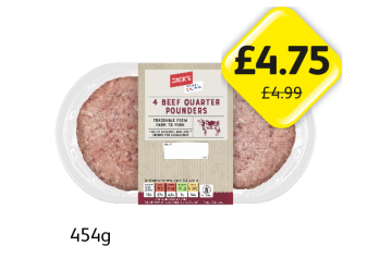 Jack's Beef Quarter Pounders - Now Only £4.75 at Londis