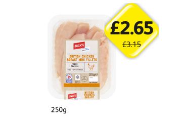 Jack's British Chicken Breast Mini Fillets - Now Only £2.65 at Londis