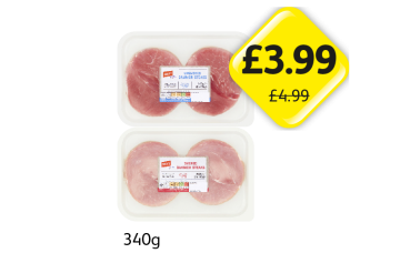 Jack's Gammon Steak Unsmoked, Smoked - Now Only £3.99 at Londis