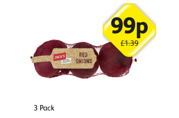 Jack's Red Onions - Now Only 99p at Londis
