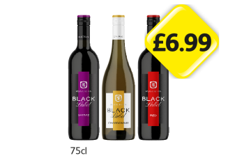 McGuigan Black Label Shiraz, Chardonnay, Red - Now Only £6.99 at Londis