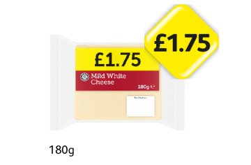 Mild White Cheese - Now Only £1.75 at Londis