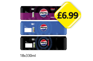 Pepsi, Max, Cherry - Now Only £6.99 at Londis