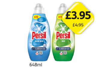 Persil Non Bio, Bio - Now Only £3.95 at Londis