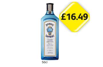 Bombay Sapphire - Now Only £16.49 at Londis