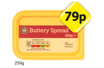 Buttery Spread - Now Only 79p at Londis