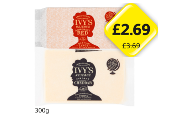Ivy's Reserve Somerset Red, Vintage Cheddar - Now Only £2.69 at Londis