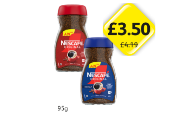 Nescafe Original, Decaf - Now Only £3.50 at Londis