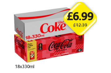 Diet Coke, Coca Cola Zero - Now Only £6.99 at Londis
