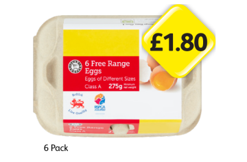 Free Range Eggs - Now Only £1.80 at Londis