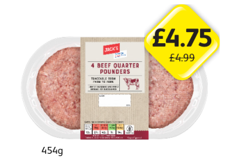 Jack's Beef Quarter Pounders - Now Only £4.75 at Londis
