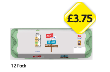 Jack's Large Eggs - Now Only £3.75 at Londis