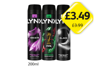 Lynx Excite, Africa, Black - Now Only £3.49 at Londis