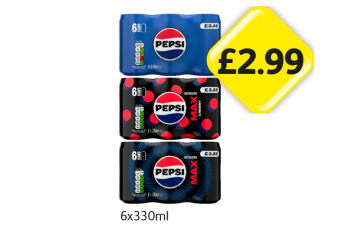 Pepsi, Max, Cherry - Now Only £2.99 at Londis