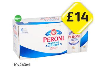 Peroni - Now Only £14 at Londis