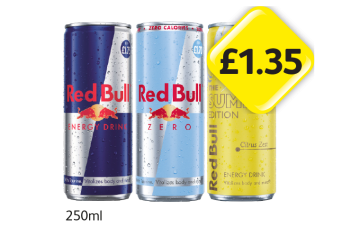 Red Bull, Sugarfree, Summer Edition - Now Only £1.35 at Londis