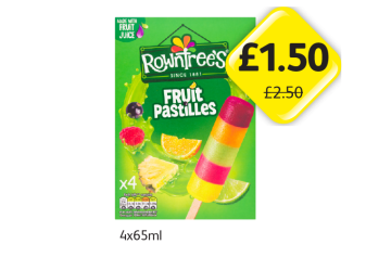 Rowntrees Fruit Pastille Lollies - Now Only £1.50 at Londis