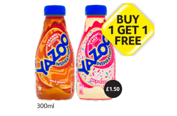 Yazoo Inspirations Caramel Blondie, Birthday Cake - Buy 1 Get 1 FREE at Londis