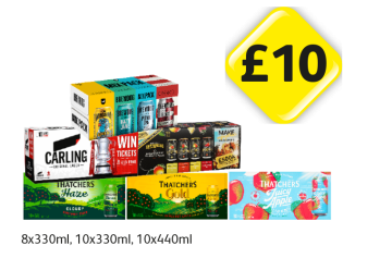 Brewdog Variety, Carling, Kopparberg Variety, Thatchers Haze, Gold, Juicy Apple - Now Only £10 at Londis