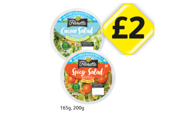 Florette Caesar Salad, Spicy Salad - Now Only Now 2 at Londis