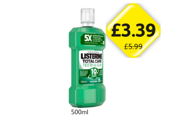 Listerine Fresh Mint - Now Only £3.39 at Londis