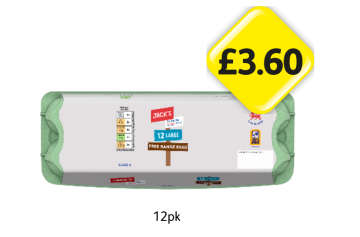Jack's Eggs - Now Only £3.60 at Londis