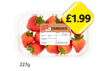 Jack's Strawberries - Now Only £1.99 at Londis
